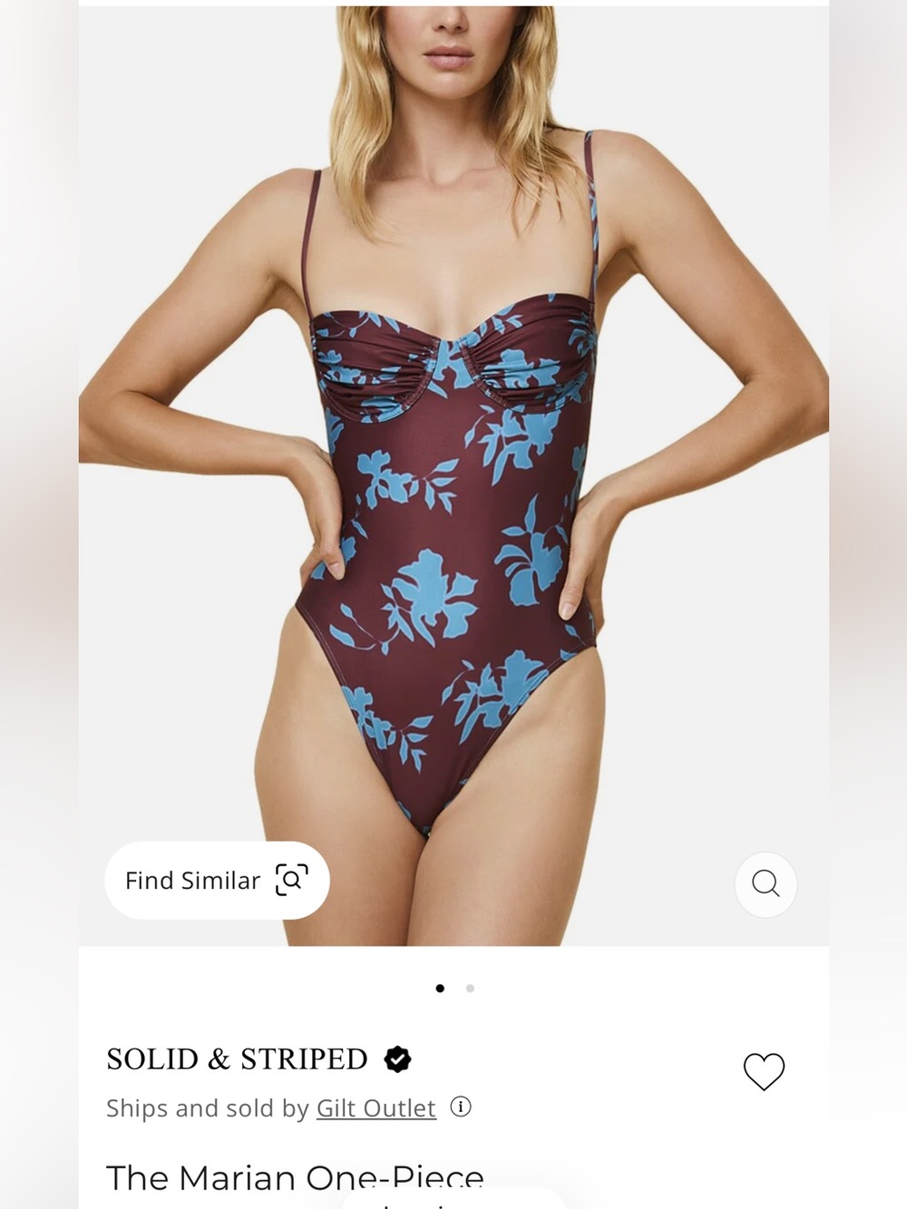 SOLID & STRIPED Marian One Piece